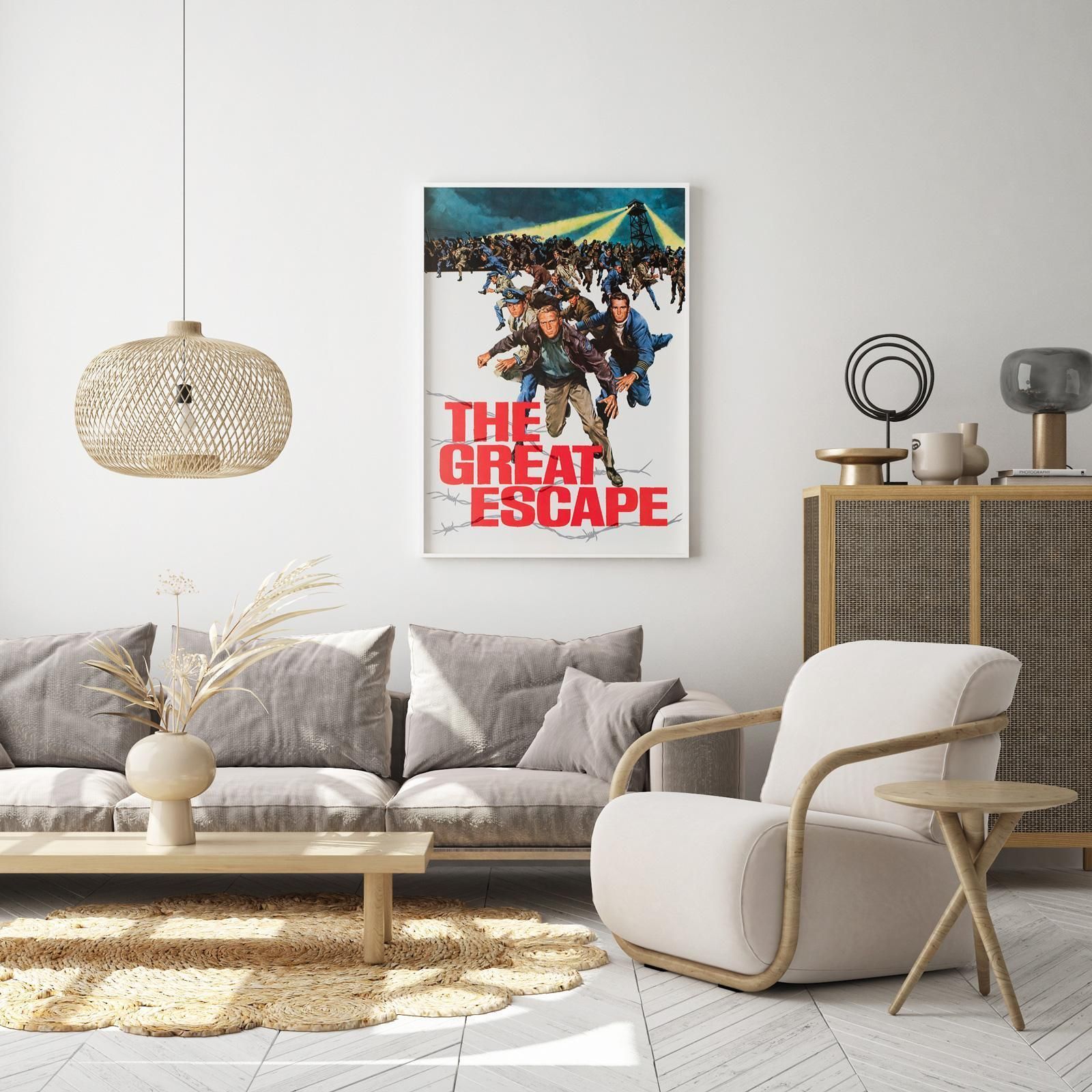 The Great Escape 1963 Promo Brochure Poster, Frank Mccarthy photo furniture