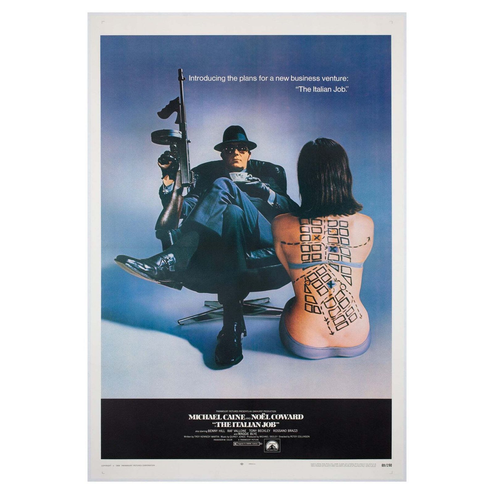 The Italian Job 1969 Us 1 Sheet Film Poster