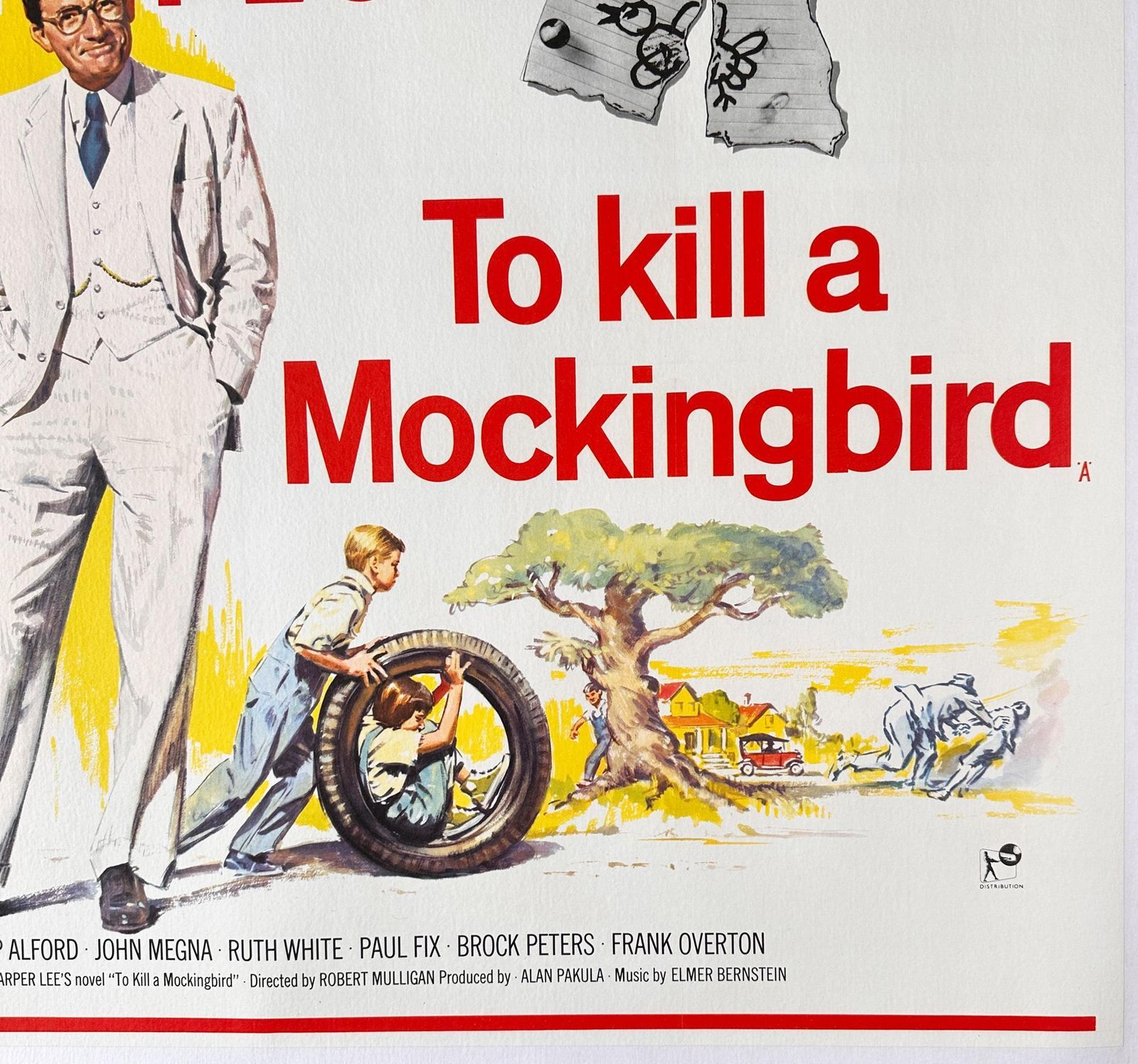 To Kill A Mockingbird 1963 Uk Quad Film Poster photo vinterior