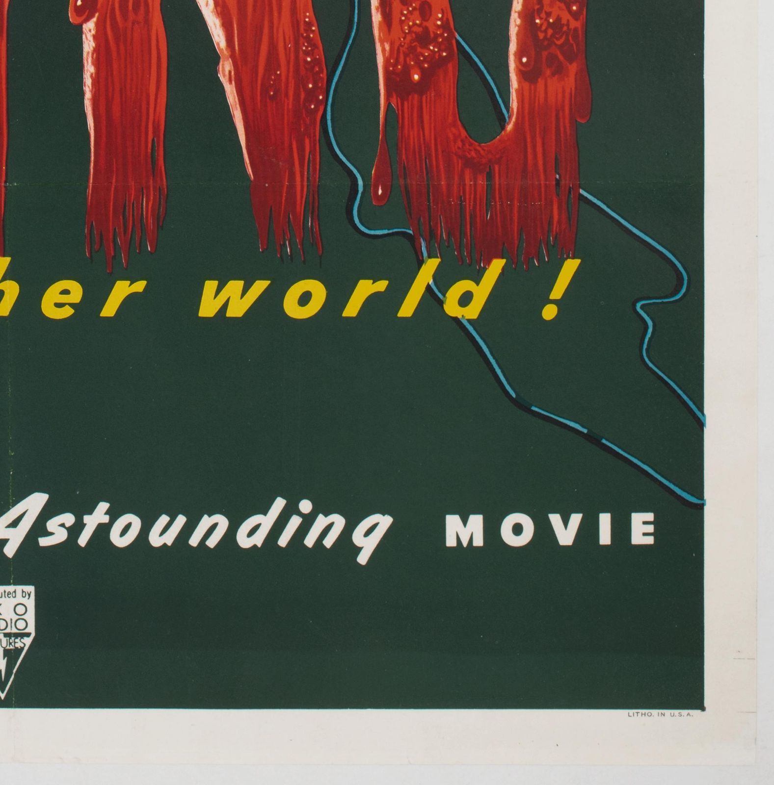 The Thing From Another World 1951 Us 1 Sheet Film Movie Poster photo vintage