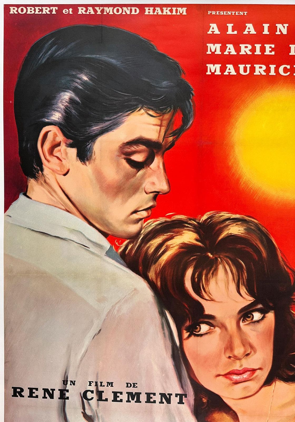 Plein Soleil / Purple Moon 1960 French Grande Film Movie Poster, Jean Mascii photo furniture