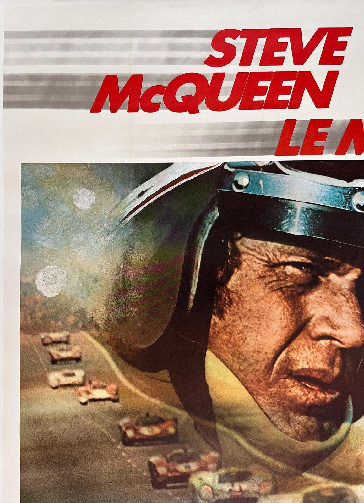 Le Mans  R1971 French Grande Film Movie Poster, Rene Ferracci photo vinterior