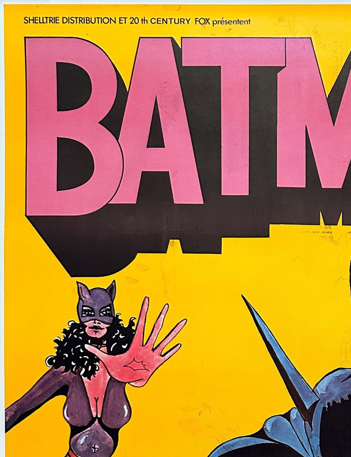 Batman R1970s French Grande Film Movie Poster photo for sale