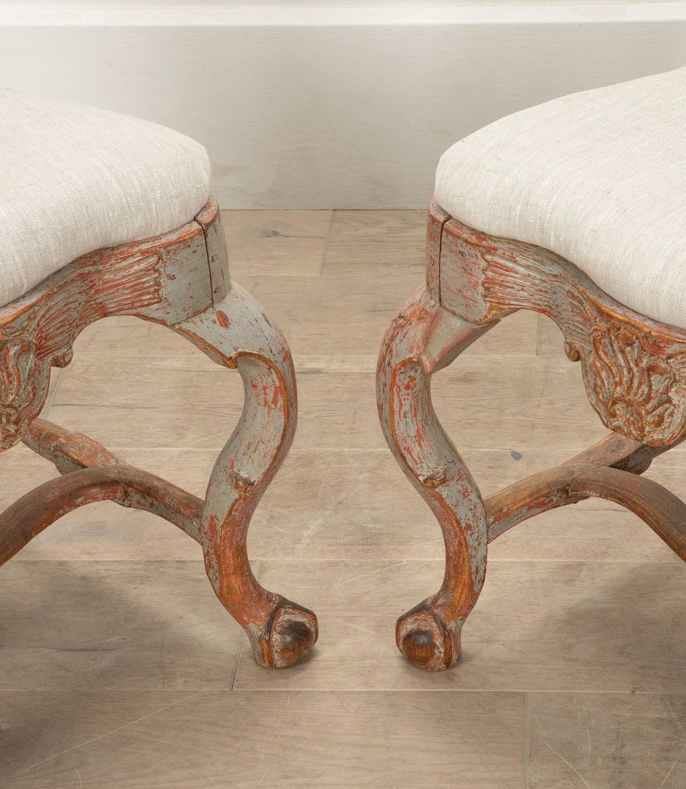 Pair Of Late 18th Century Swedish Rococo Chairs photo 2950.0
