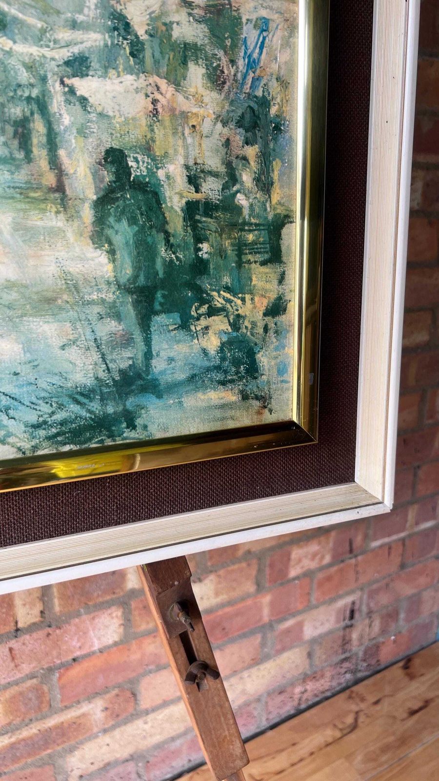 1960s Impressionist Oleograph Of The Shambles After Ben Maile photo 129.0