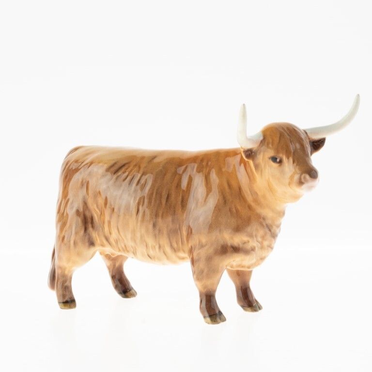 Beswick English Ceramic Pottery Highland Cow Figure