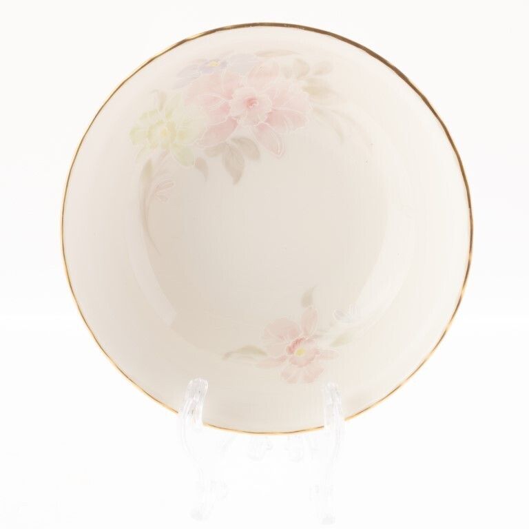 Noritake Gilt Porcelain Floral Art Nouveau Style Bowl photo furniture