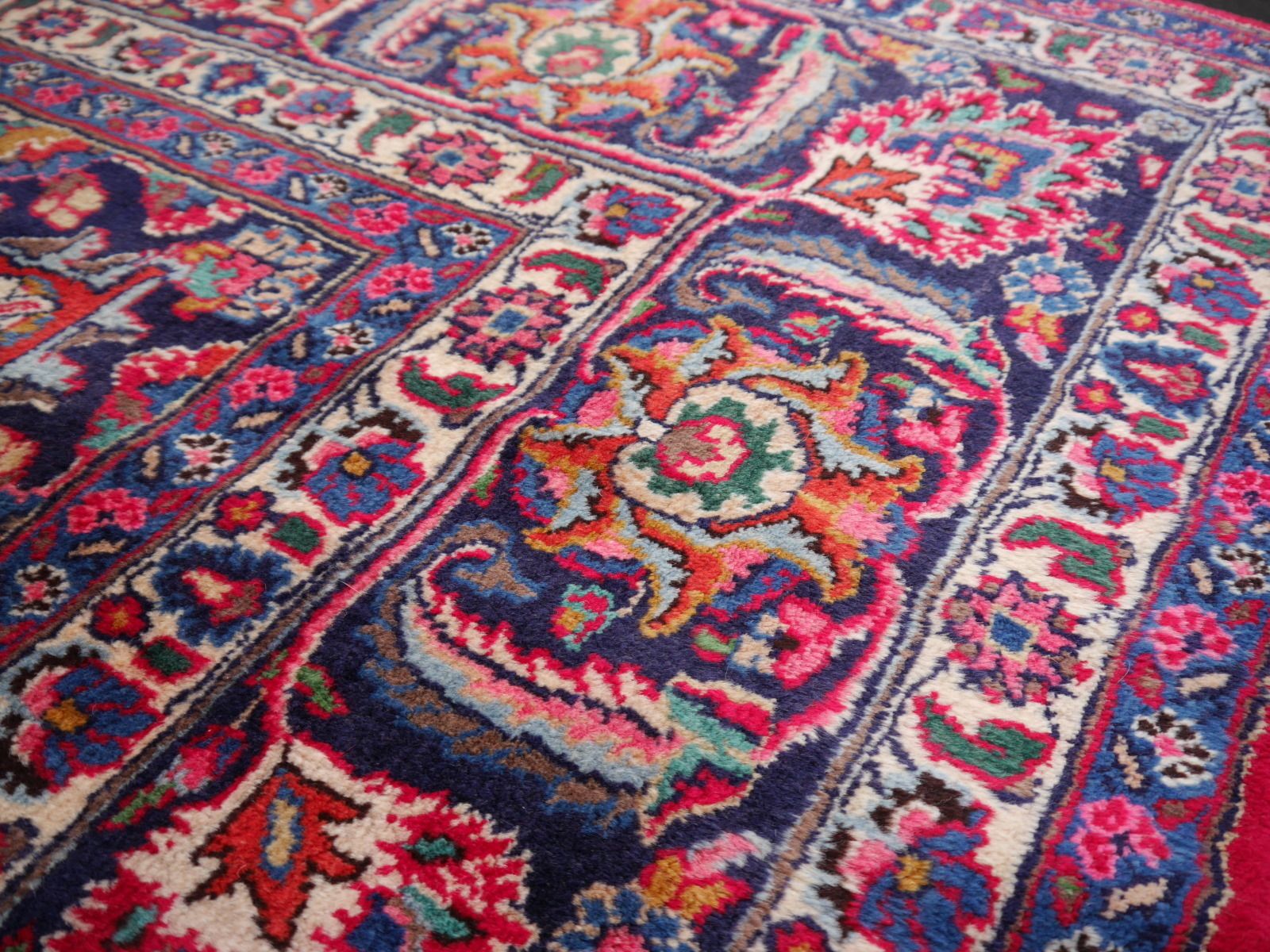 2950.0 Fine Hand Knotted Vintage Statement Wool Rug 392 X 291 Cm photo