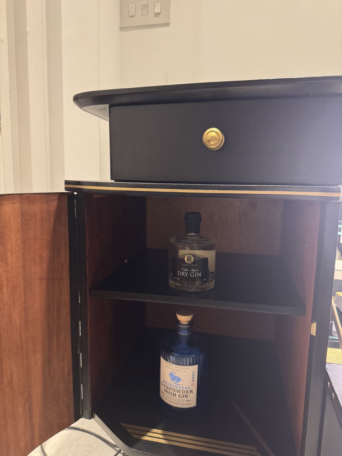 Asteria Cocktail Cabinet/  Art Deco Cocktail Bar photo furniture