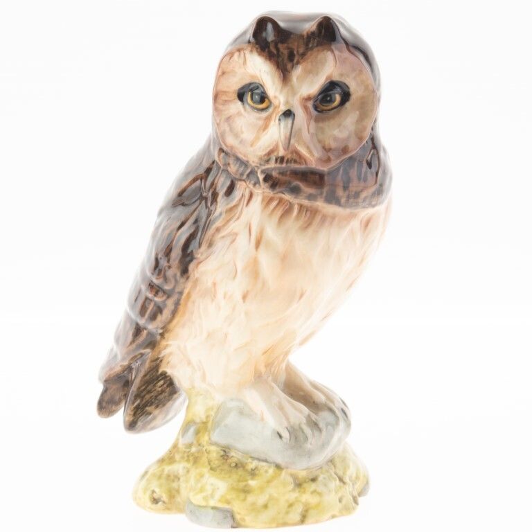 Royal Doulton English Porcelain Short Eared Owl Scotch Whisky Figure