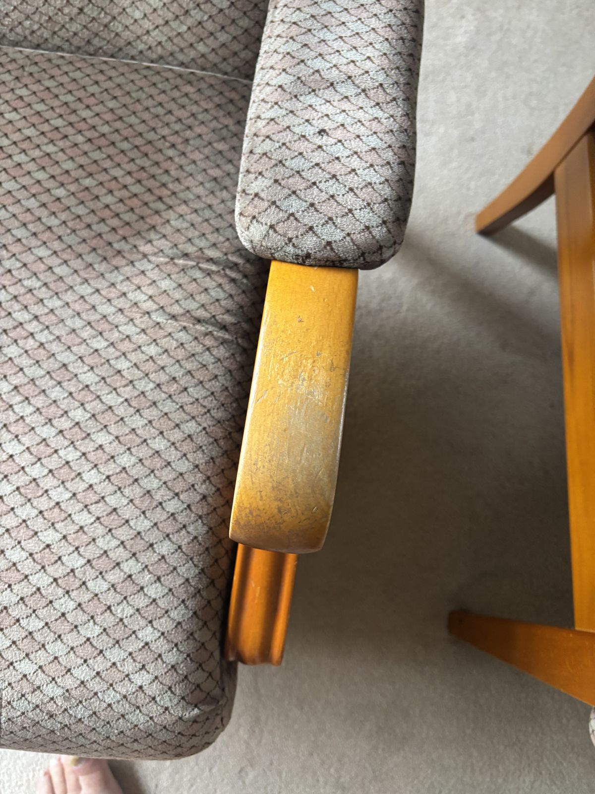 Pair Of Cintique 1970s Reading/ Fireside Chairs