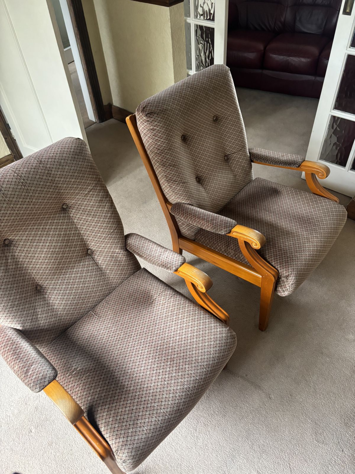 Pair Of Cintique 1970s Reading/ Fireside Chairs photo furniture