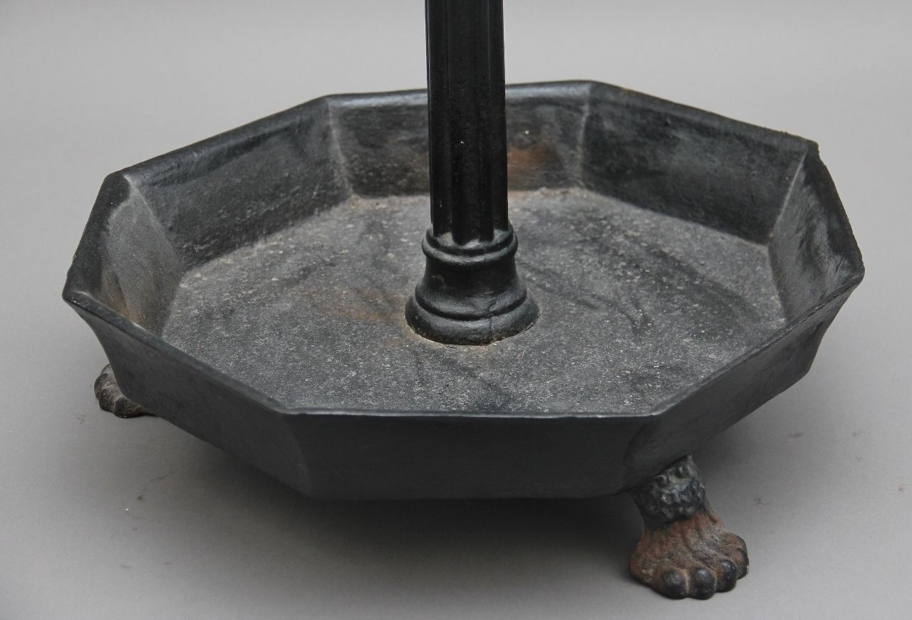 Early 19th Century Brass And Cast Iron Stick Stand photo buy