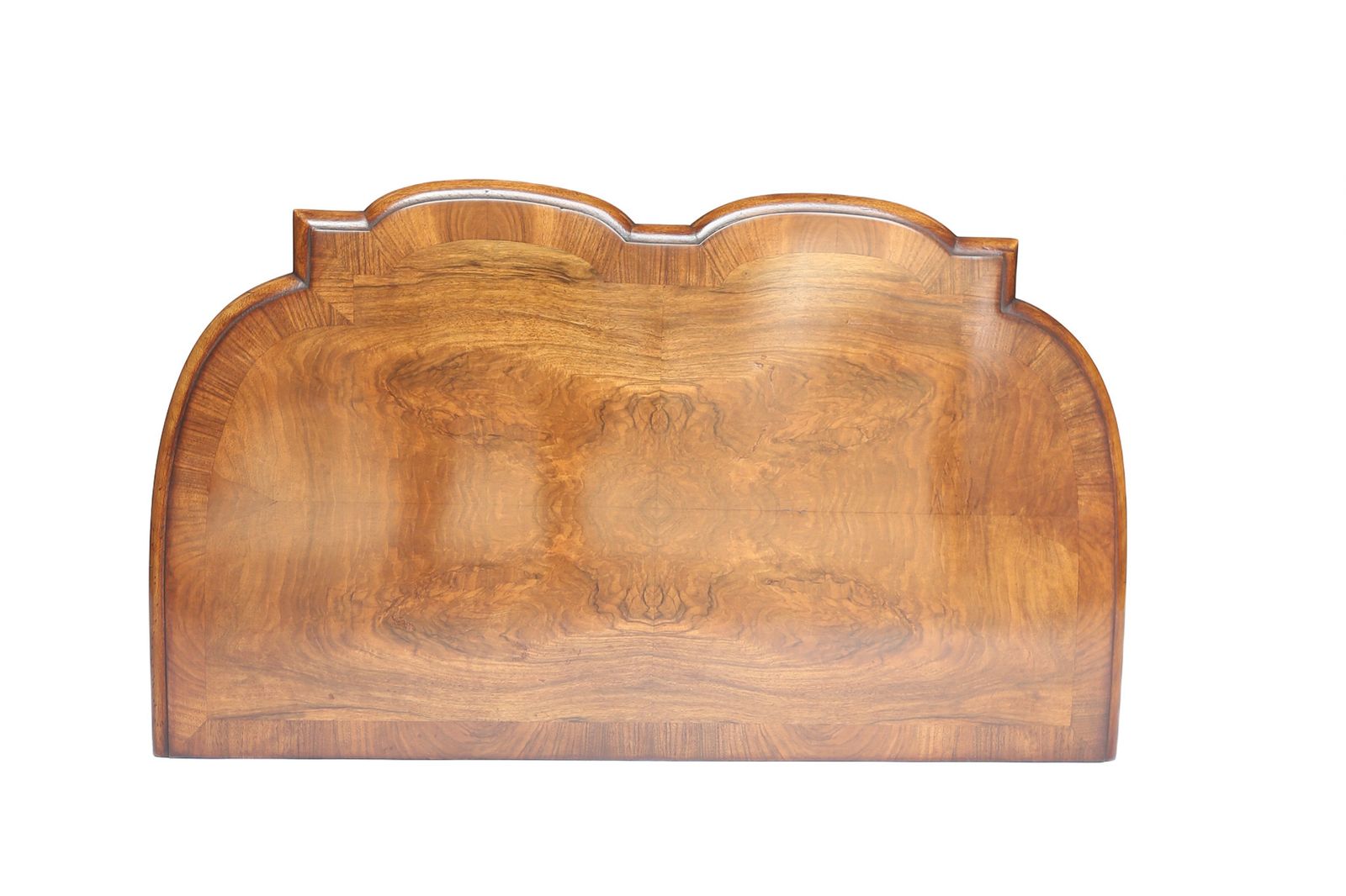 Queen Anne Style Walnut Table Circa 1930s photo vinterior