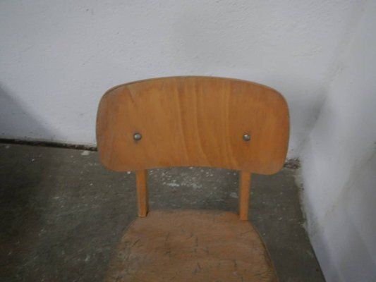 photo furniture School Bench With Chair, 1960, Set Of 2