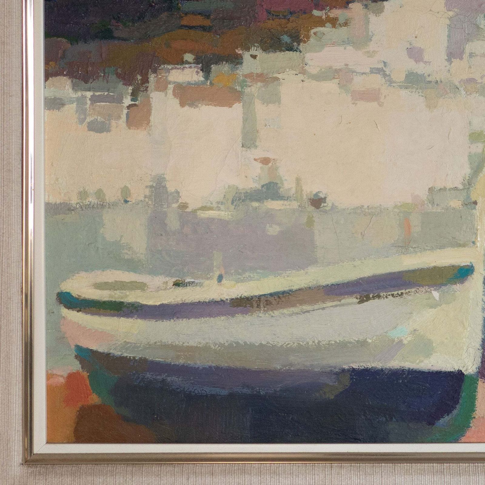 Cadaqués Haven Costa Brava Impressionistisch Olieverf Op Doek photo Kunst