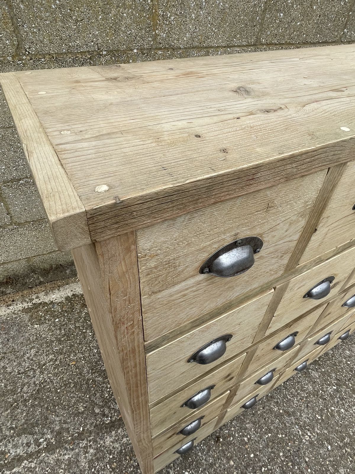 Large Handmade Apothecary Chest photo vinterior