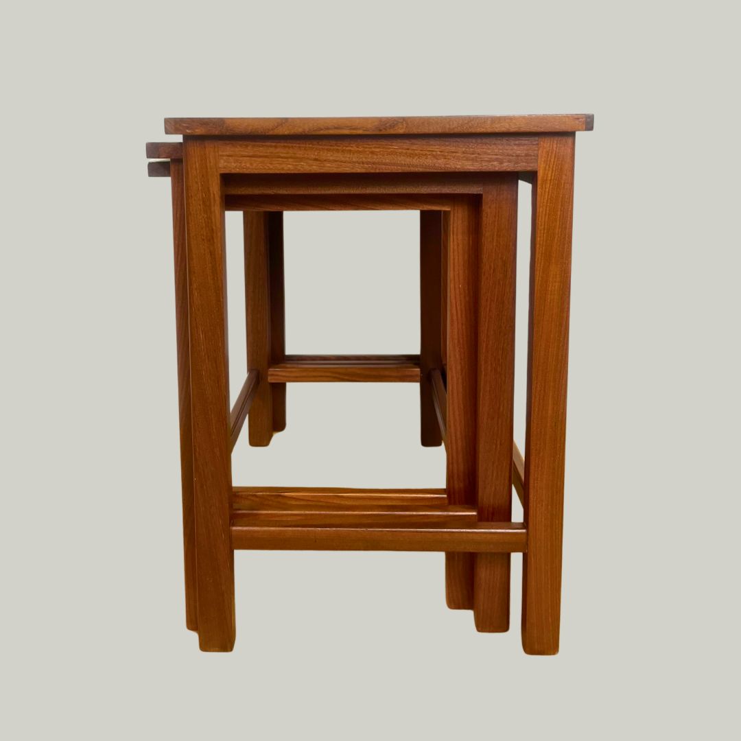 Mid Century Teak Nest Of Tables photo 170.0