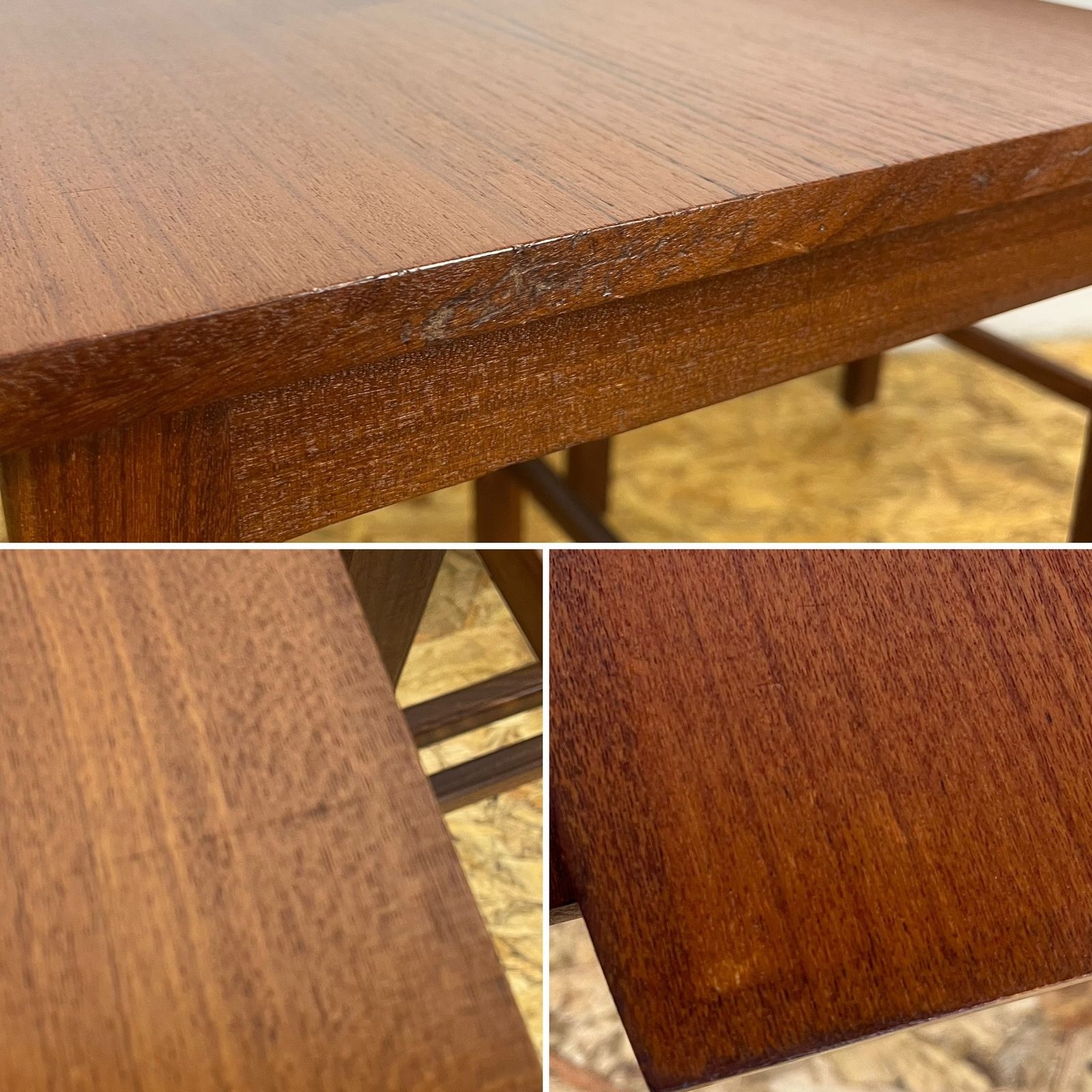 photo furniture Mid Century Teak Nest Of Tables