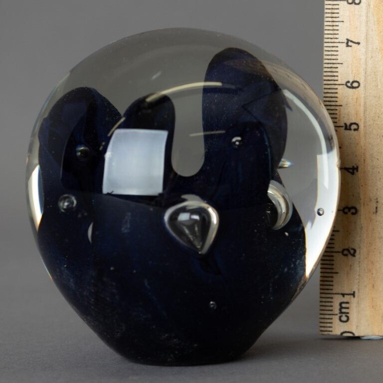Mid Century Hand Blown Glass Paperweight photo Home Decor