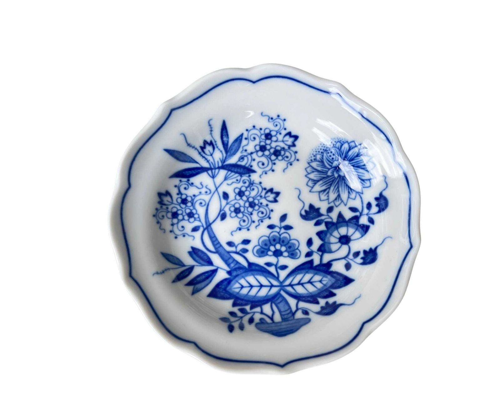 Blauw Uien Vintage Theekopje En Schotel | (6) Hutschenreuther photo vintage
