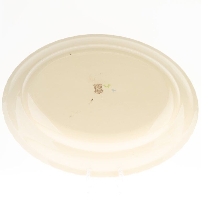 Antique Staffordshire New Hall Porcelain Ceramic Pottery Oval Tray photo furniture