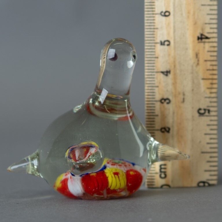 Italian Murano Millefiori Glass Paperweight Turtle Figure photo Home Decor