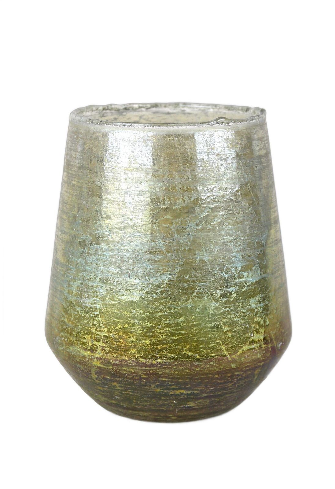20th Century Art Nouveau Glass Vase, Iridescent   Bohemia Ca. 1910