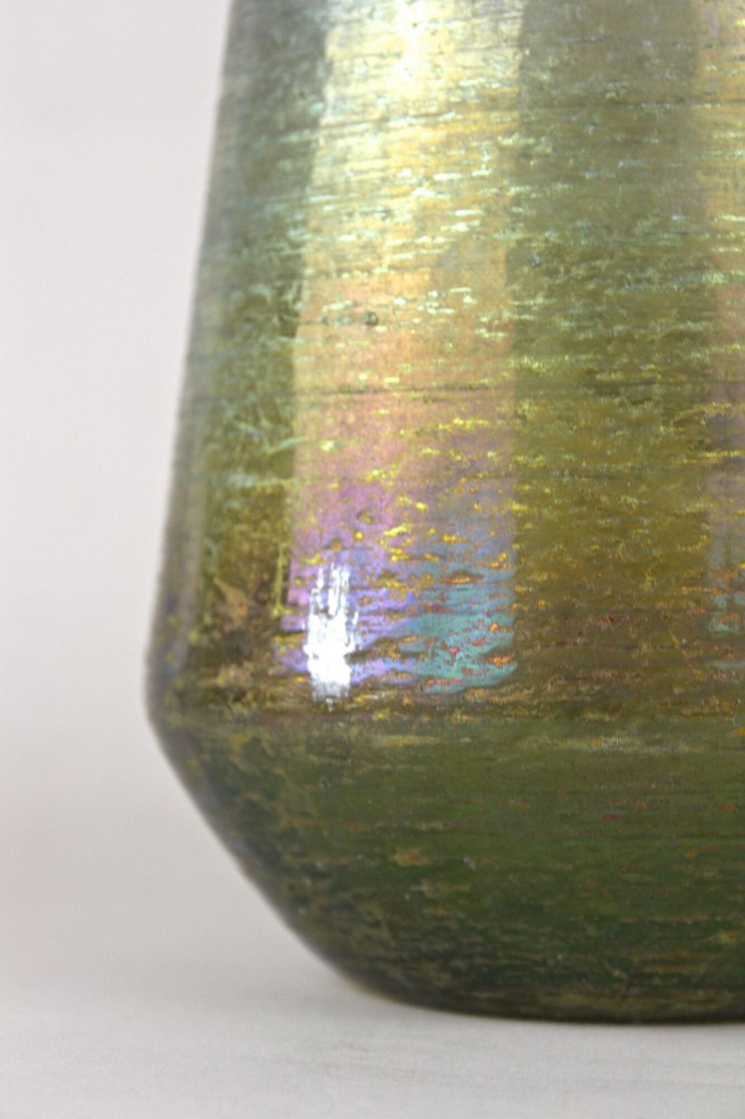 photo furniture 20th Century Art Nouveau Glass Vase, Iridescent   Bohemia Ca. 1910