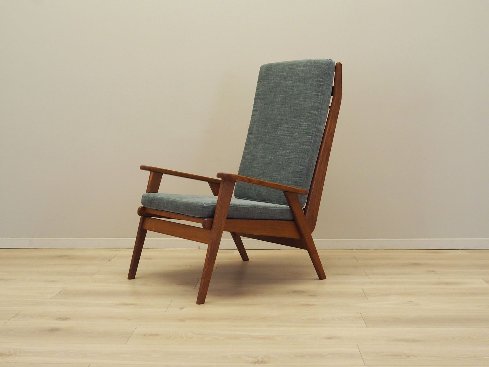 Oak Armchair, Danish Design, 1970s, Production: Denmark photo for sale
