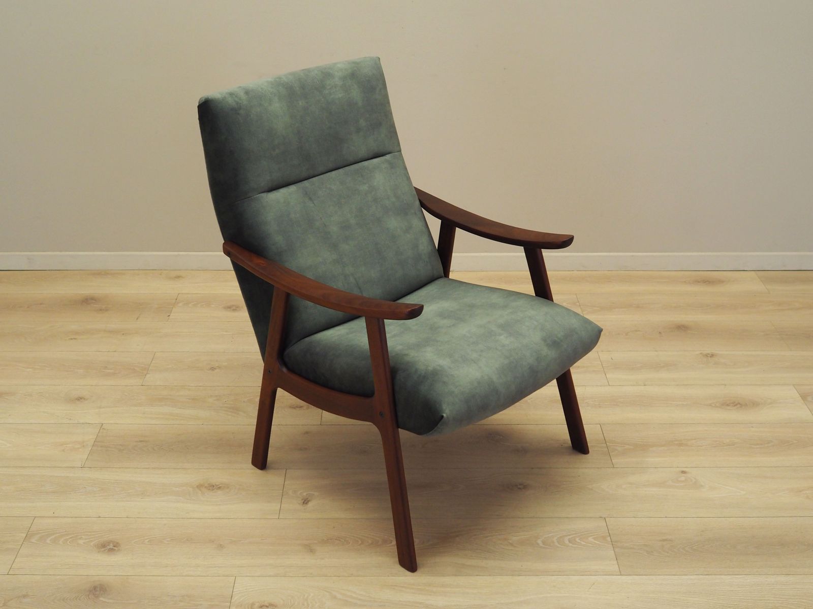 Furniture Teak Armchair, Danish Design, 1970s, Production: Denmark photo