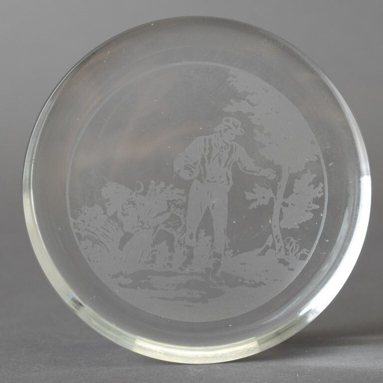 Dartington Crystal Glass Paperweight photo furniture