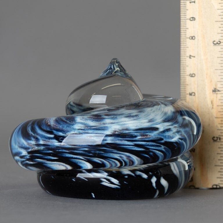 Mid Century Hand Blown Swedish Glass Paperweight photo Home Decor