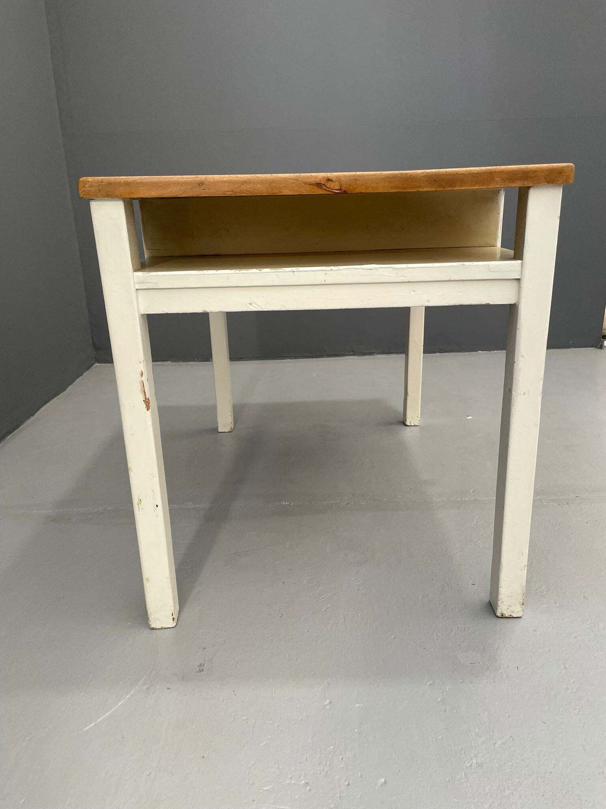 Vintage Writing Desk With Drawer, Czechoslovakia, Ca. 1950s–60s