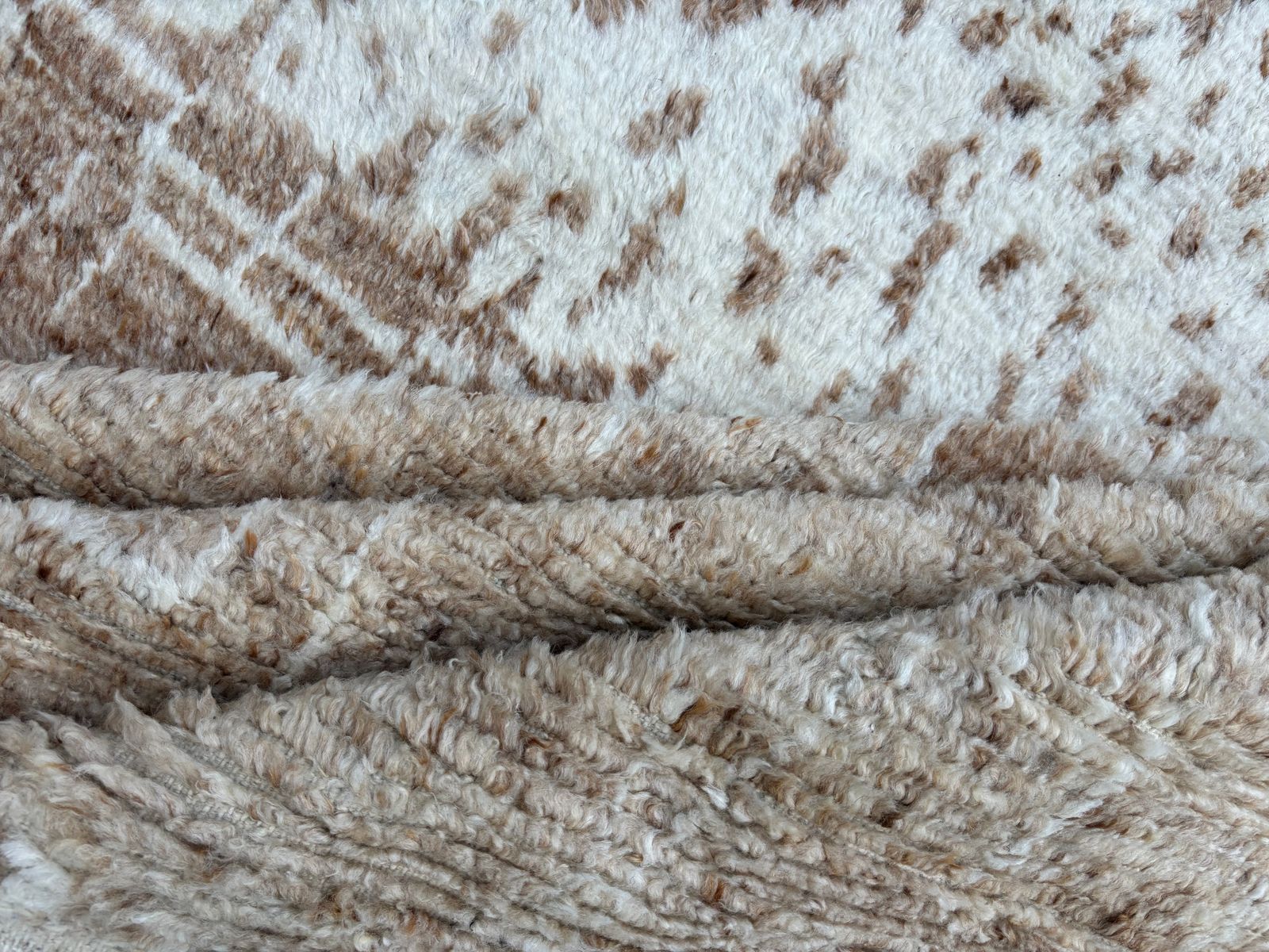 245x305 Cm Moroccan Design Area Rug. Vintage Handknotted Carpet. 100% Natural Wool. 8x10 Ft photo vinterior