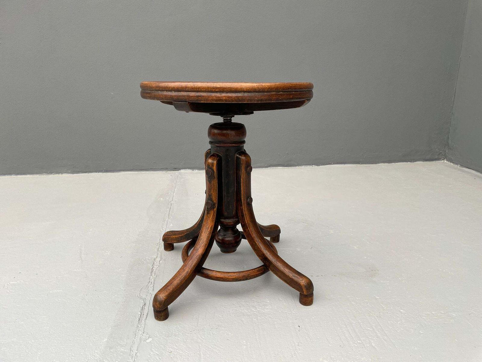 photo for sale Thonet Bentwood Piano Stool, Austro Hungarian Empire, Early 20th Century
