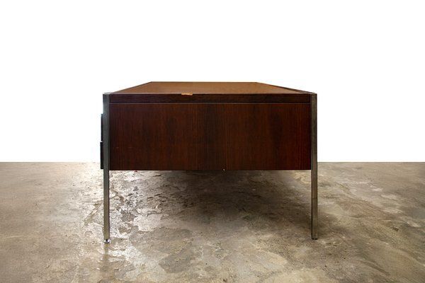 Groot Bureau Met Zes Lades Van Florence Knoll Bassett Voor Knoll International, Ca. Jaren 1960 photo furniture