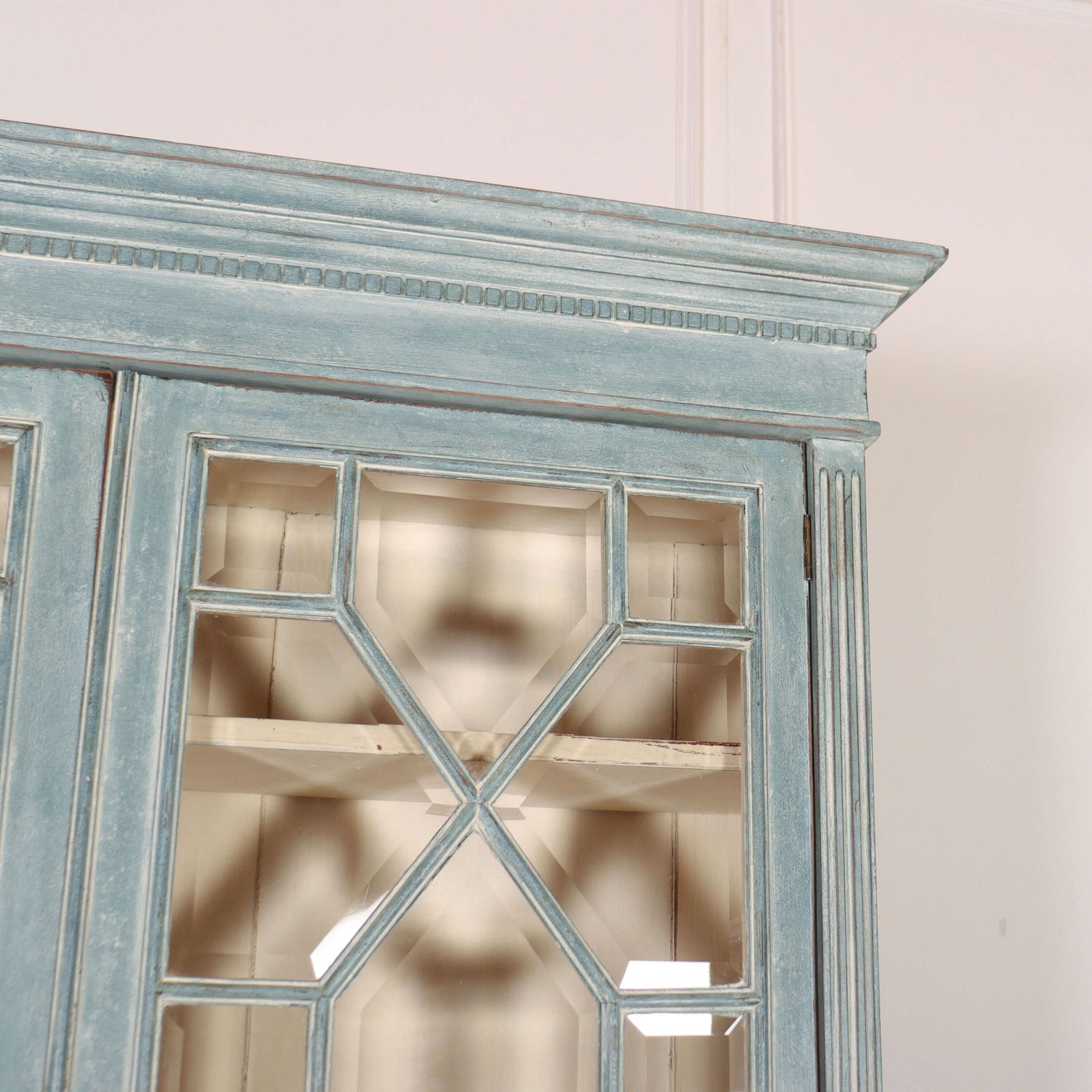 English Painted Bookcase Secretaire photo Furniture