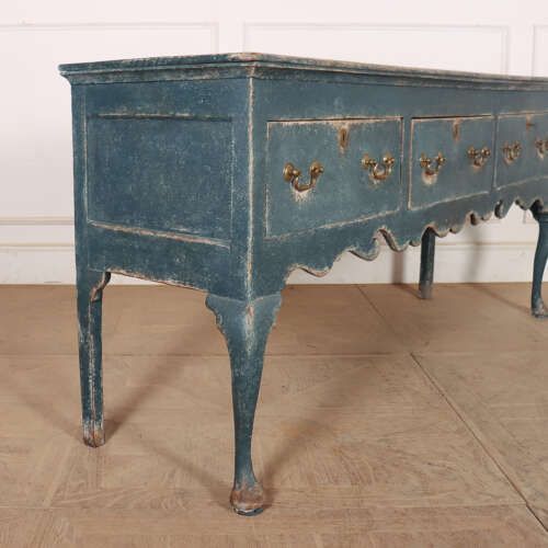 photo furniture English Painted Dresser Base, 1700s