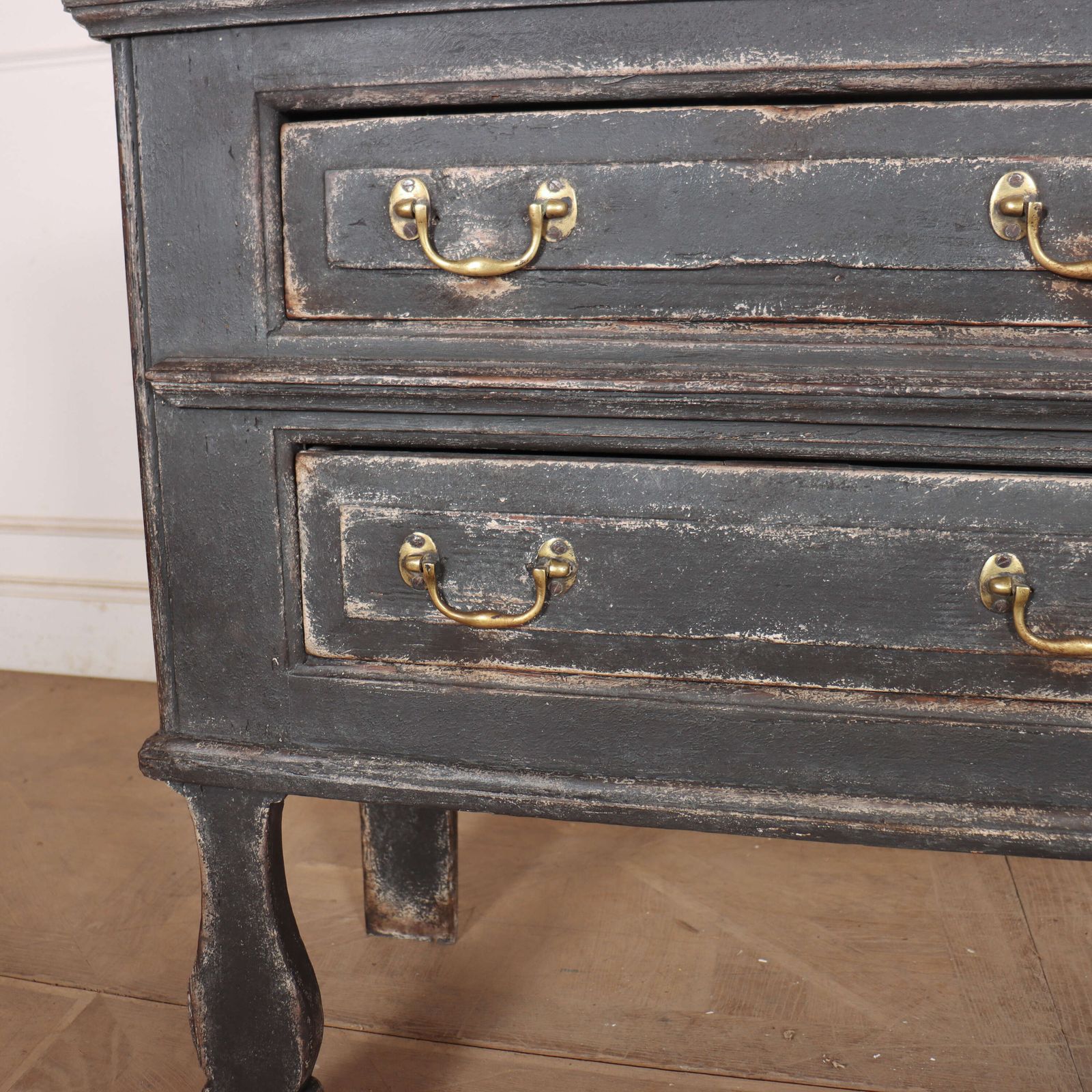 English Painted Dresser Base, 1700s photo 3300.0