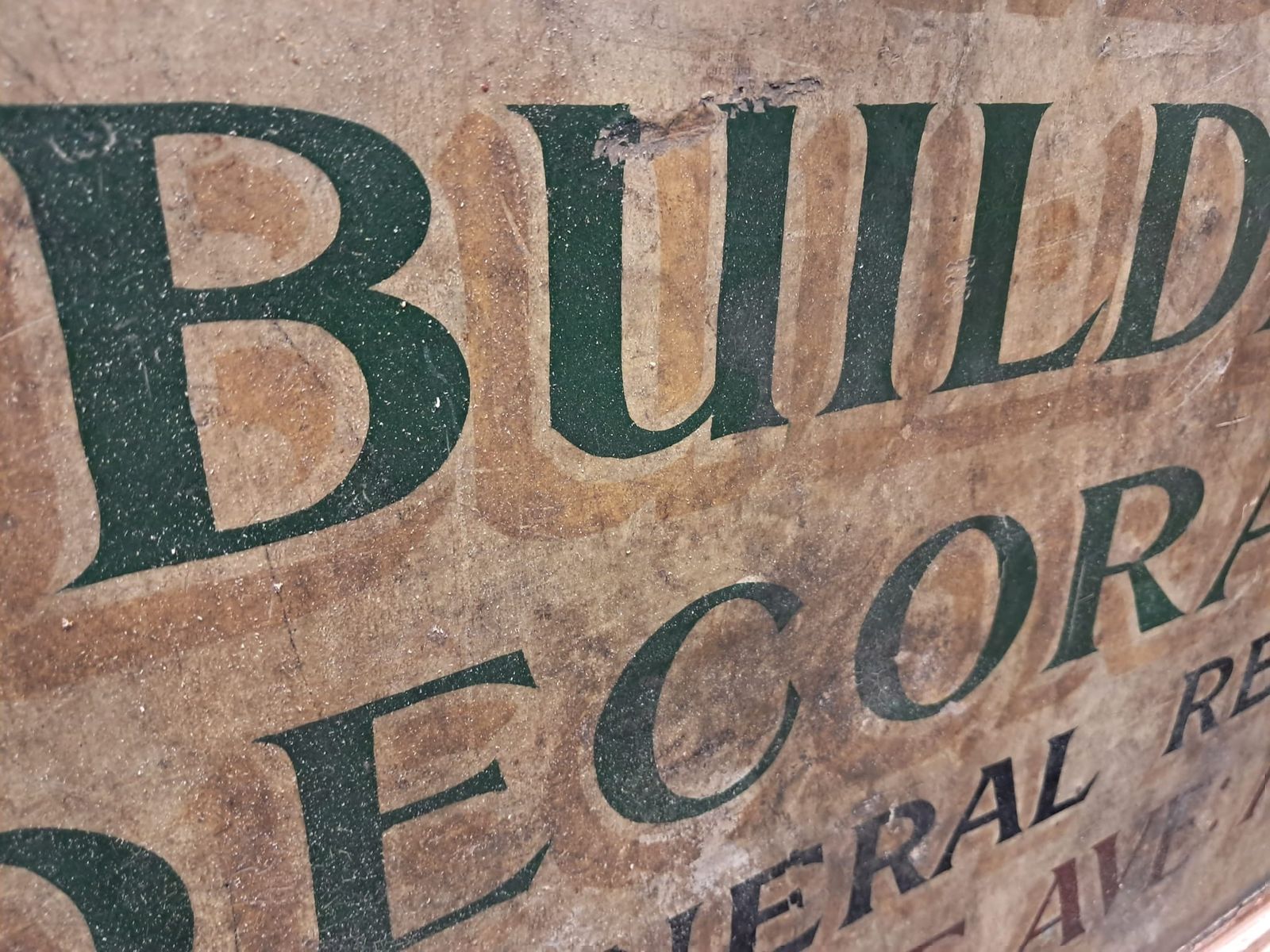 Vintage Builders Sign photo vintage