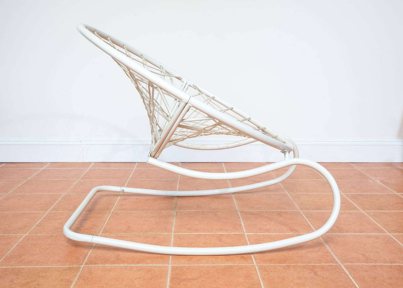 Futuristic Rocking Chair Danish Large White Space Age Minimalist Architectural By Niels Gammelgaard Axvall Avante Garde Sculptural Bauhaus Mcm photo 875.0