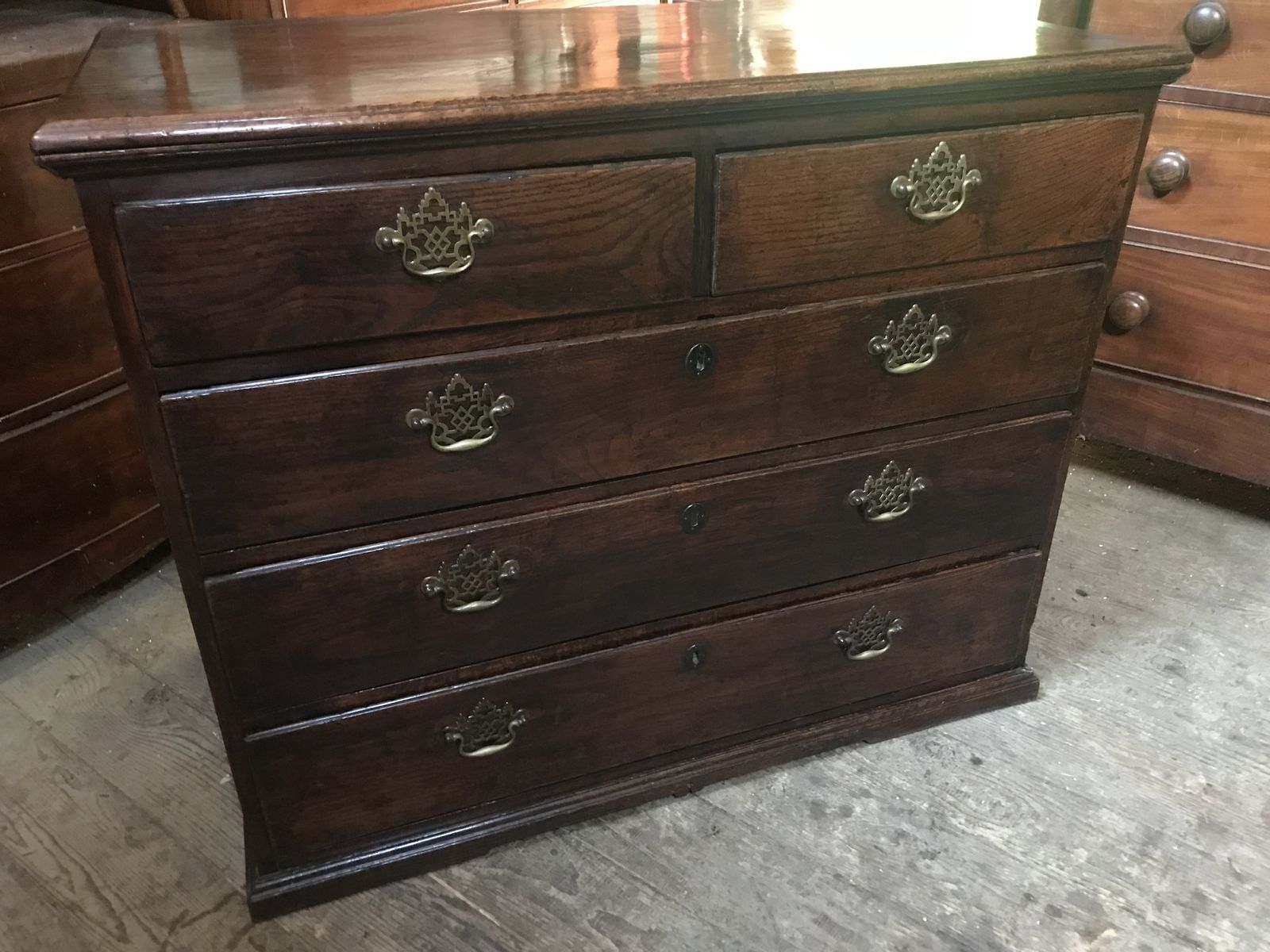 18th Century Oak Chest Of Drawers. photo furniture