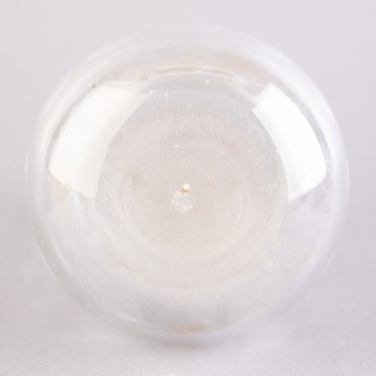 Antique Crystal Glass Faceted Vase 19th Century photo furniture