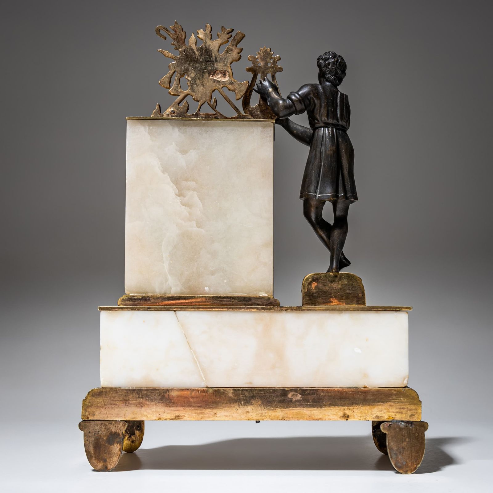 Kleine Schoorsteenklok Met Orpheus Figuur, 19e Eeuw photo vinterior
