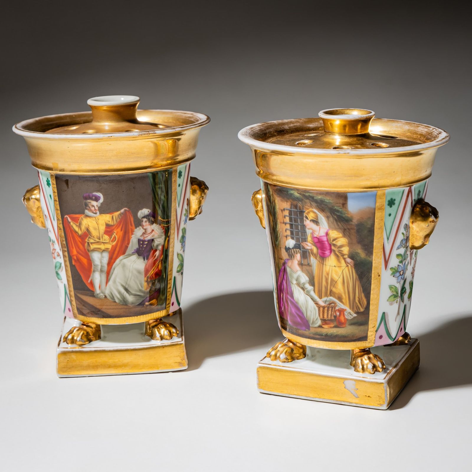 Potpourri Vases, Paris, Late 19th Century photo vinterior