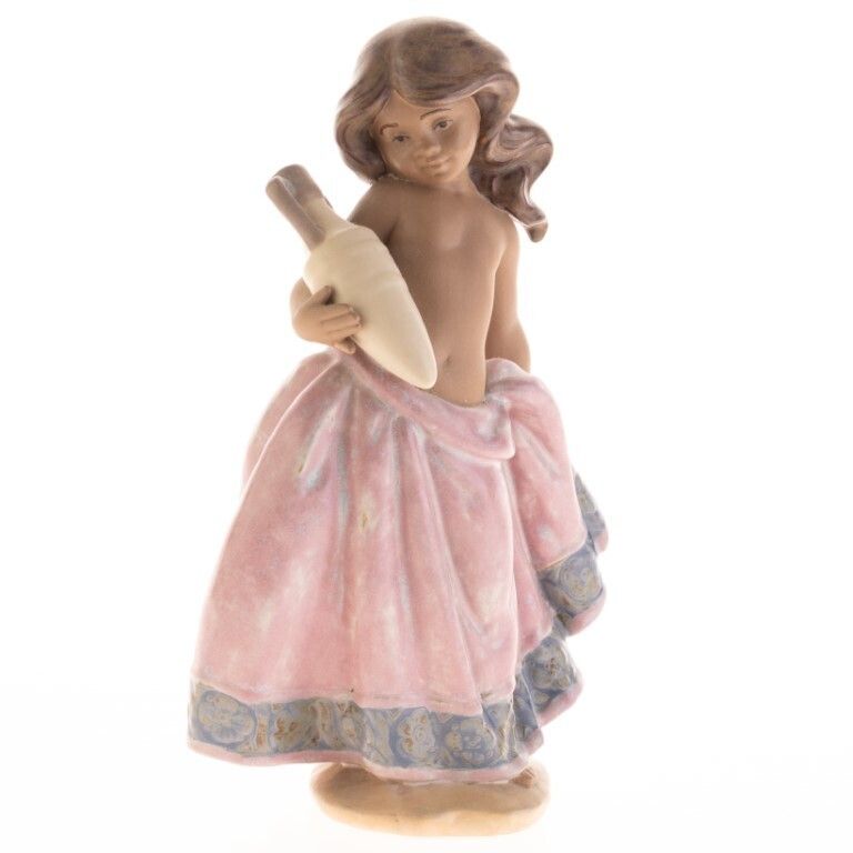 Lladro Water Girl Porcelain Ceramic Figure