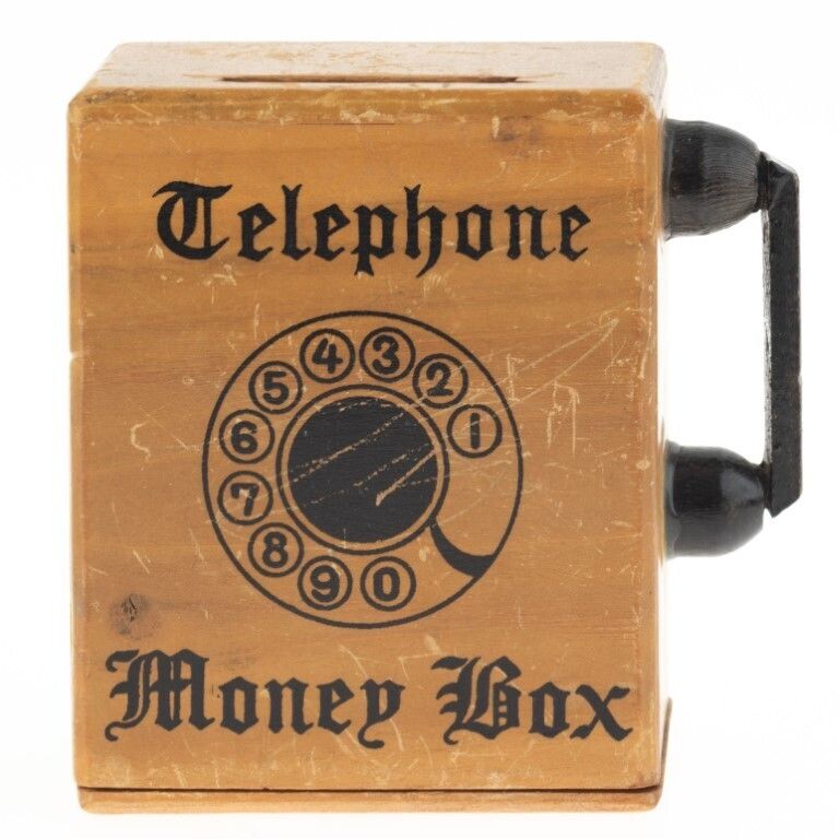 Antique Novelty Telephone Money Box