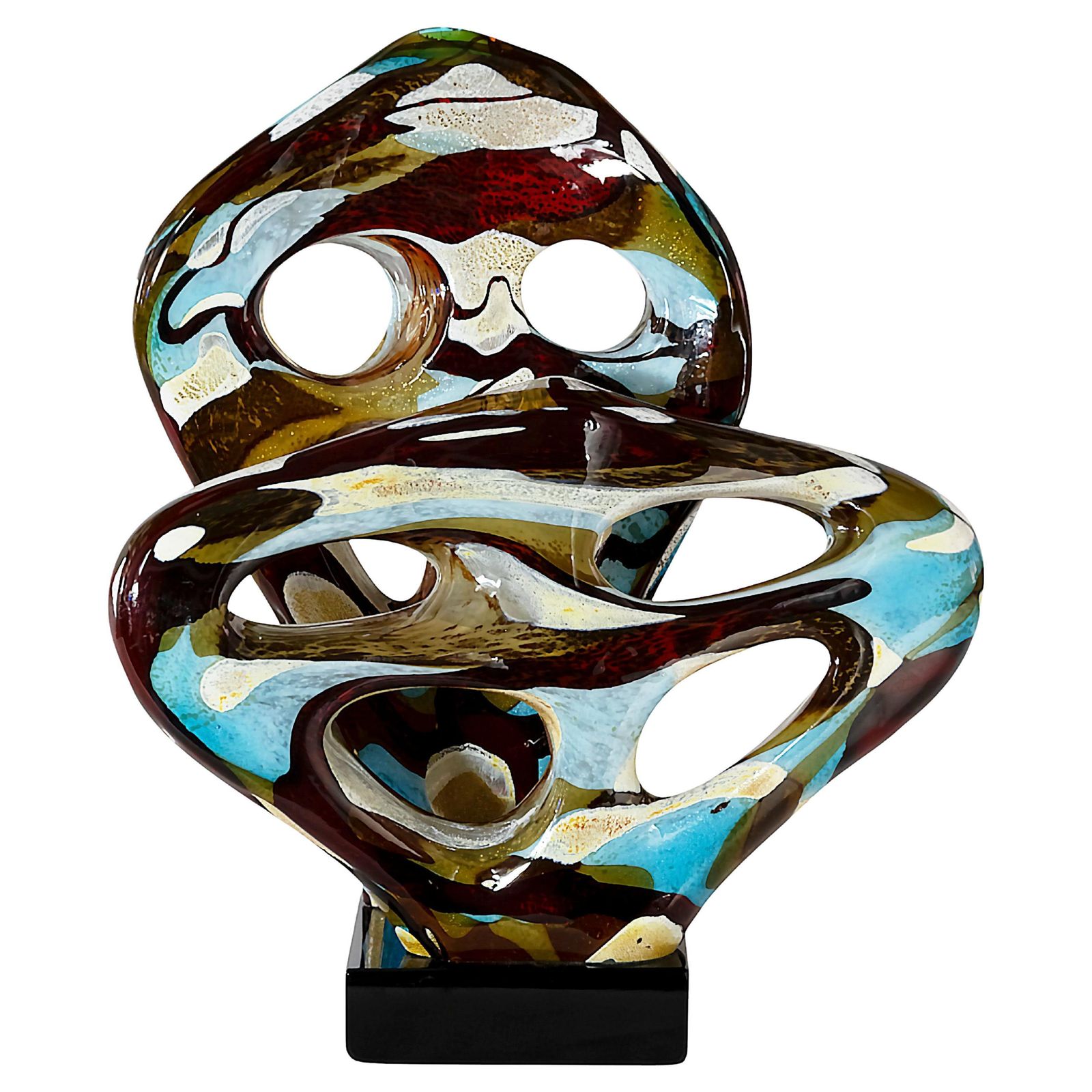 Italian Handmade And Signed Murano Glass Sculpture