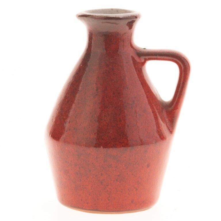 Studio Pottery Red Glazed Ceramic Pitcher Jug photo furniture